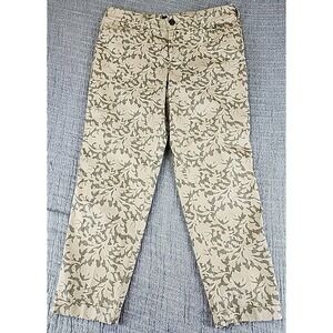 Lauren Ralph Lauren Jeans Co. Paisley Green Pants Women's Size 4